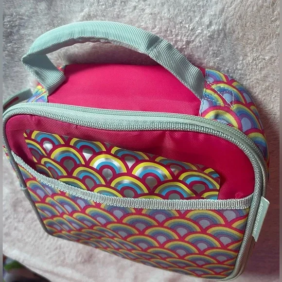 Insulated Rainbows Kids Lunchbox Box Combo Set Artic Zone - Picture 3 of 8
